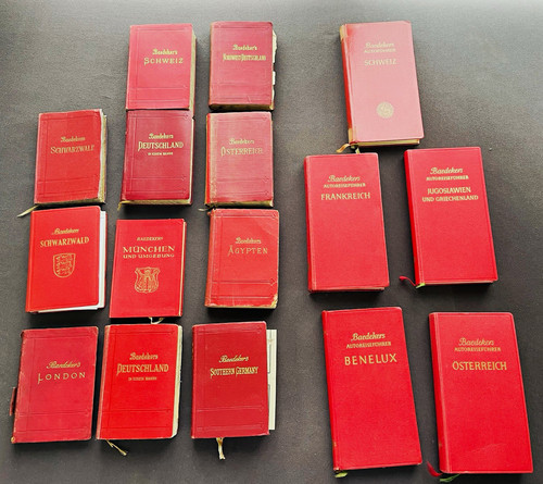 Baedeker wertiges konvolut - baedeker,