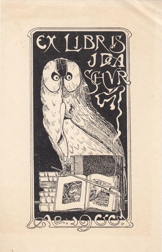 Exlibris bookplate klischee - exlibris,