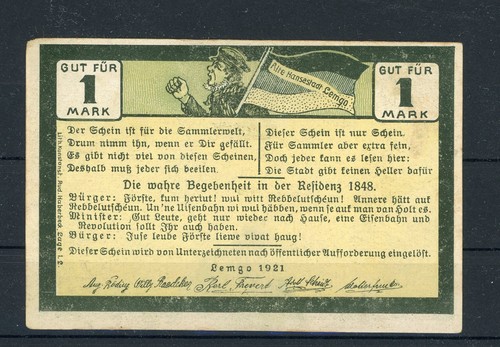 Lemgo mark notgeld - notgeld, /