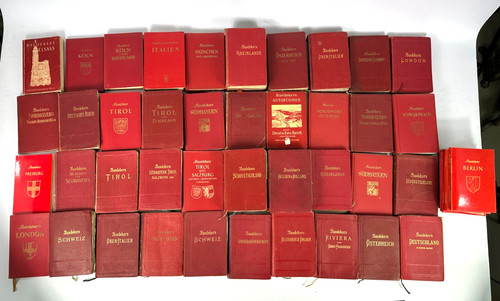 Sammlung antike baedekers - antike,