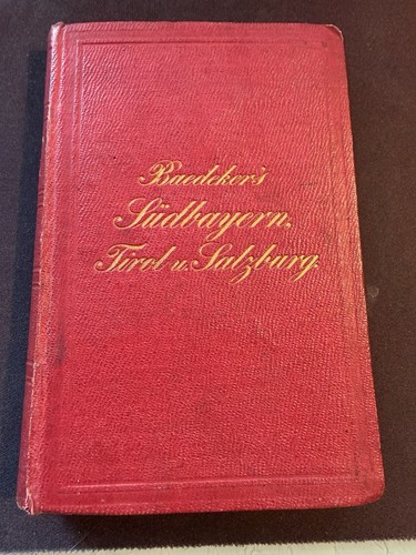 Baedeker 1870 südbayern - 1870,