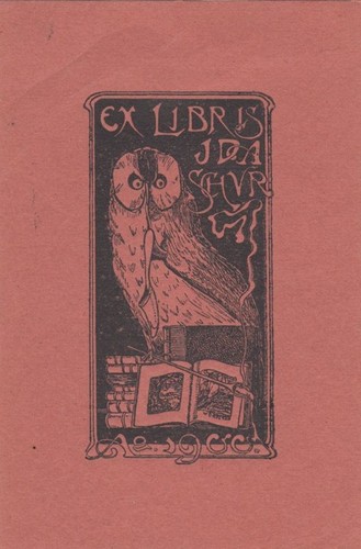 Exlibris bookplate klischee - bookplate,