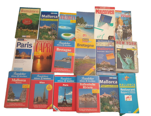 Retro reiseführer set - retro,