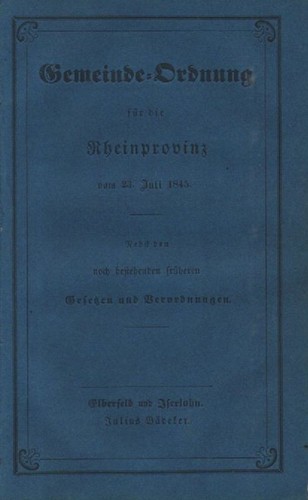 Gemeinde ordnung für - gemeinde-ordnung, die